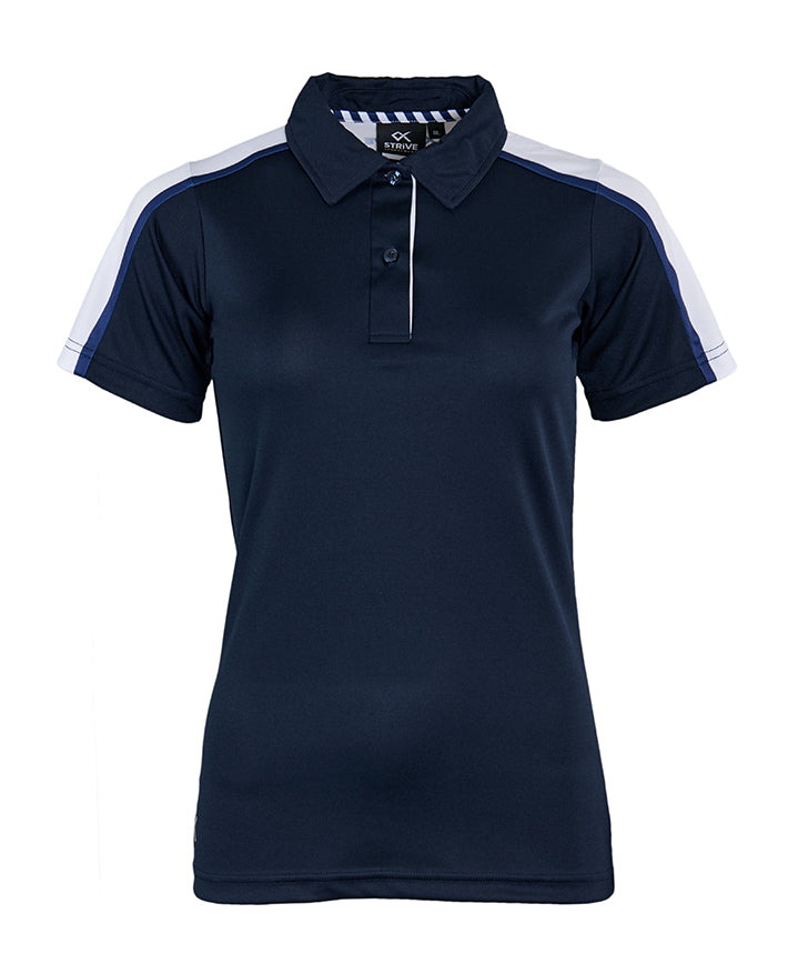 Strive Womens Short Sleeve Active Polo