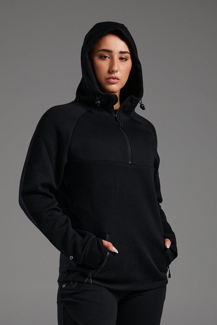 Activepro Fleece 1/4 Zip Hoodie - Womens