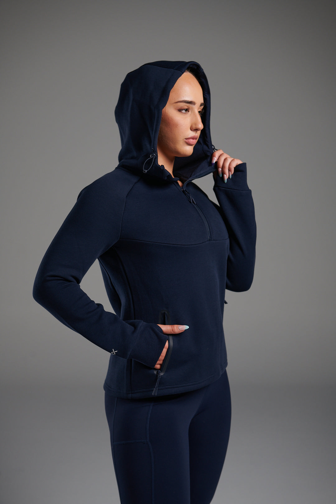 Activepro Fleece 1/4 Zip Hoodie - Womens